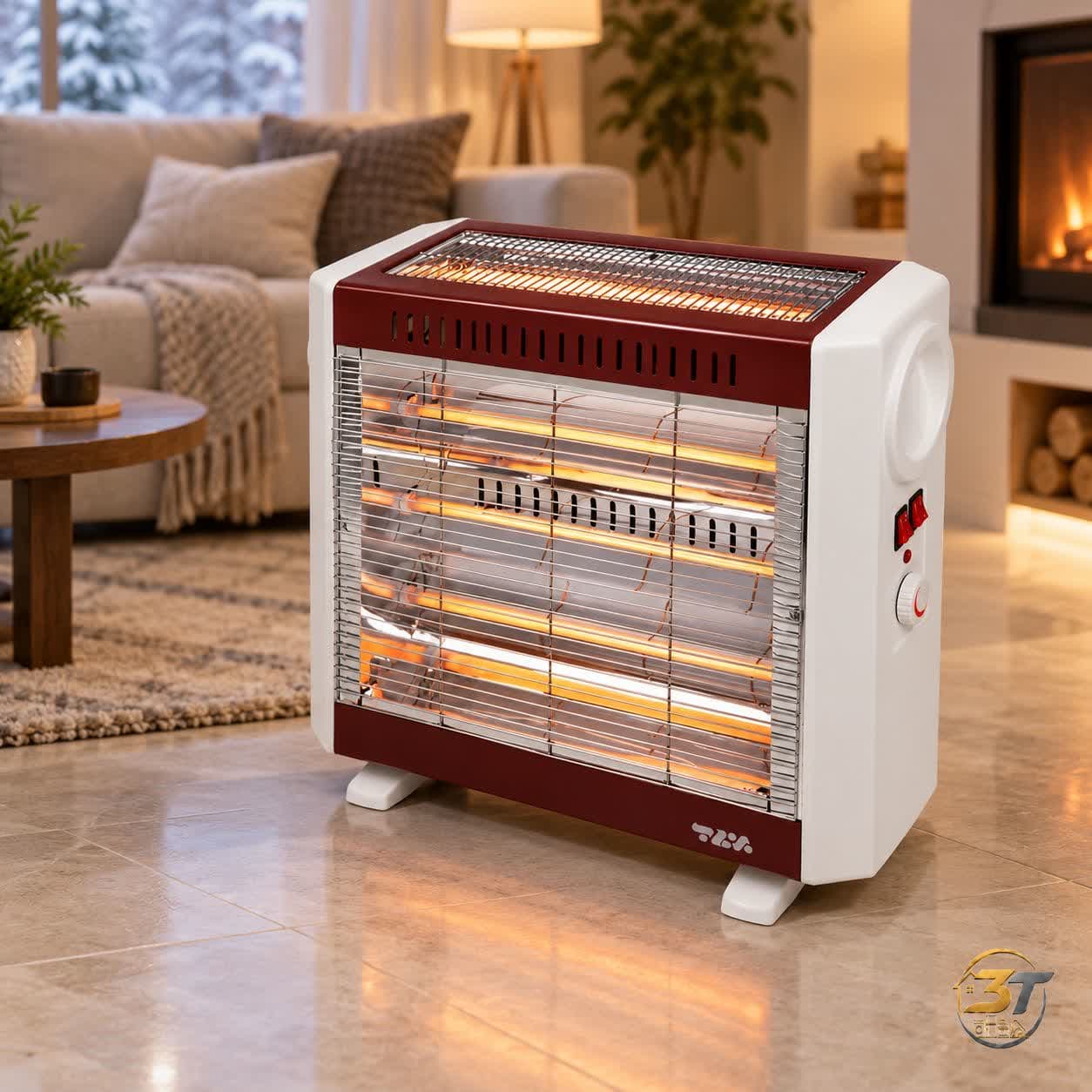 بخاری برقی فن‌دار برفاب مدل QH-2200